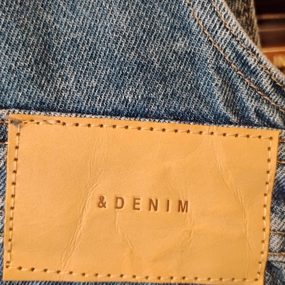 1822 Denim Blue Women's Jeans Overalls - Picture 4 of 5